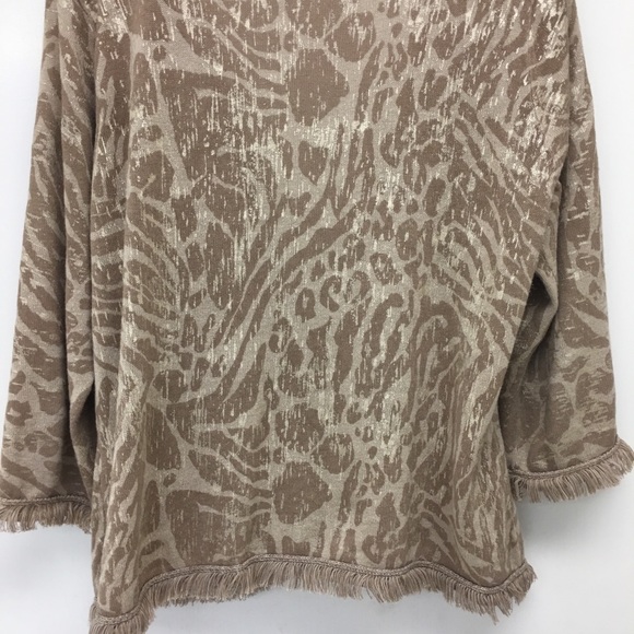 Chico’s Lightweight Animal Print Jacket - Picture 2 of 10